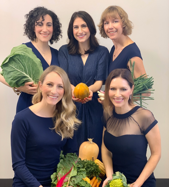 Group of nutritionist women who work for heuristic healing nutrition