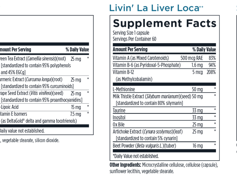 Lean & Clean Packets Ingredients
